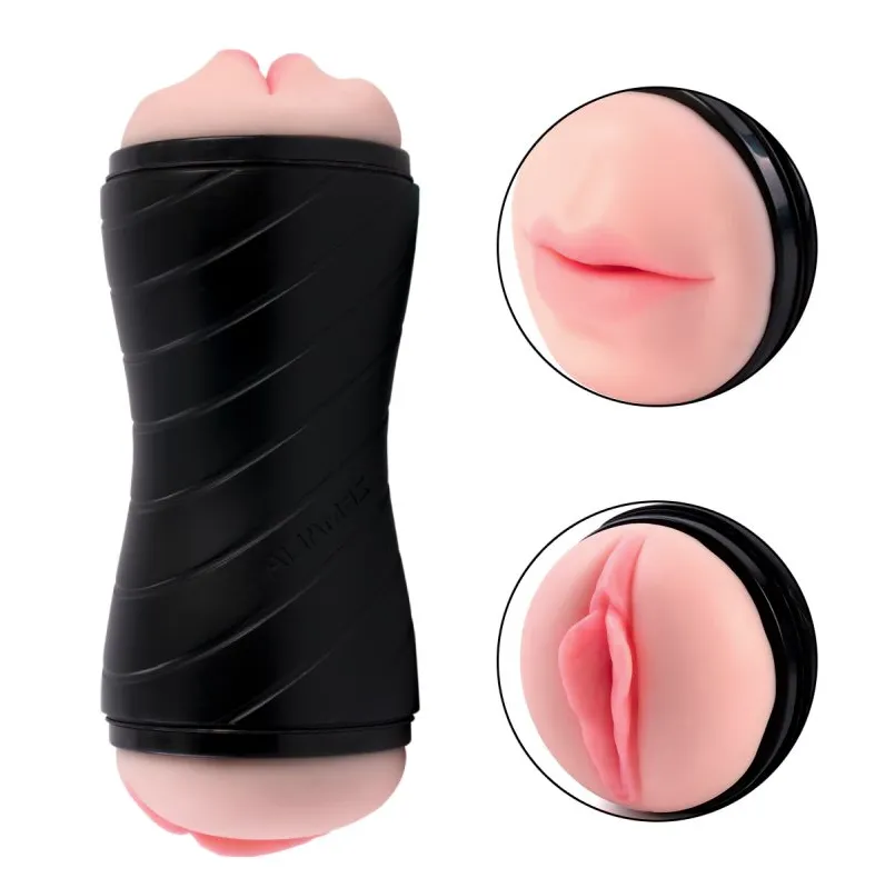 Двухсторонний мастурбатор Svakom Zemalia Gina (вагина и ротик в тубе)