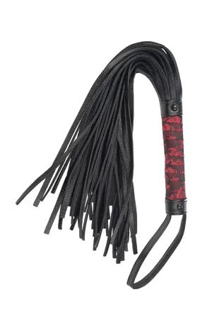 многохвостая гладкая плеть (флогер) scandal flogger в Москве