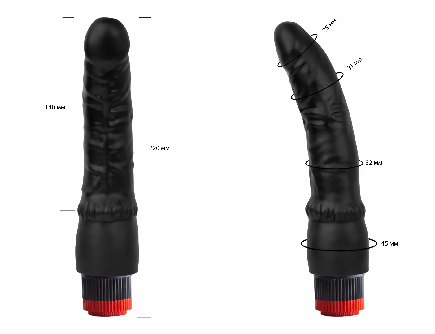 вибромассажер черный в ламинате 410300ru в Москве