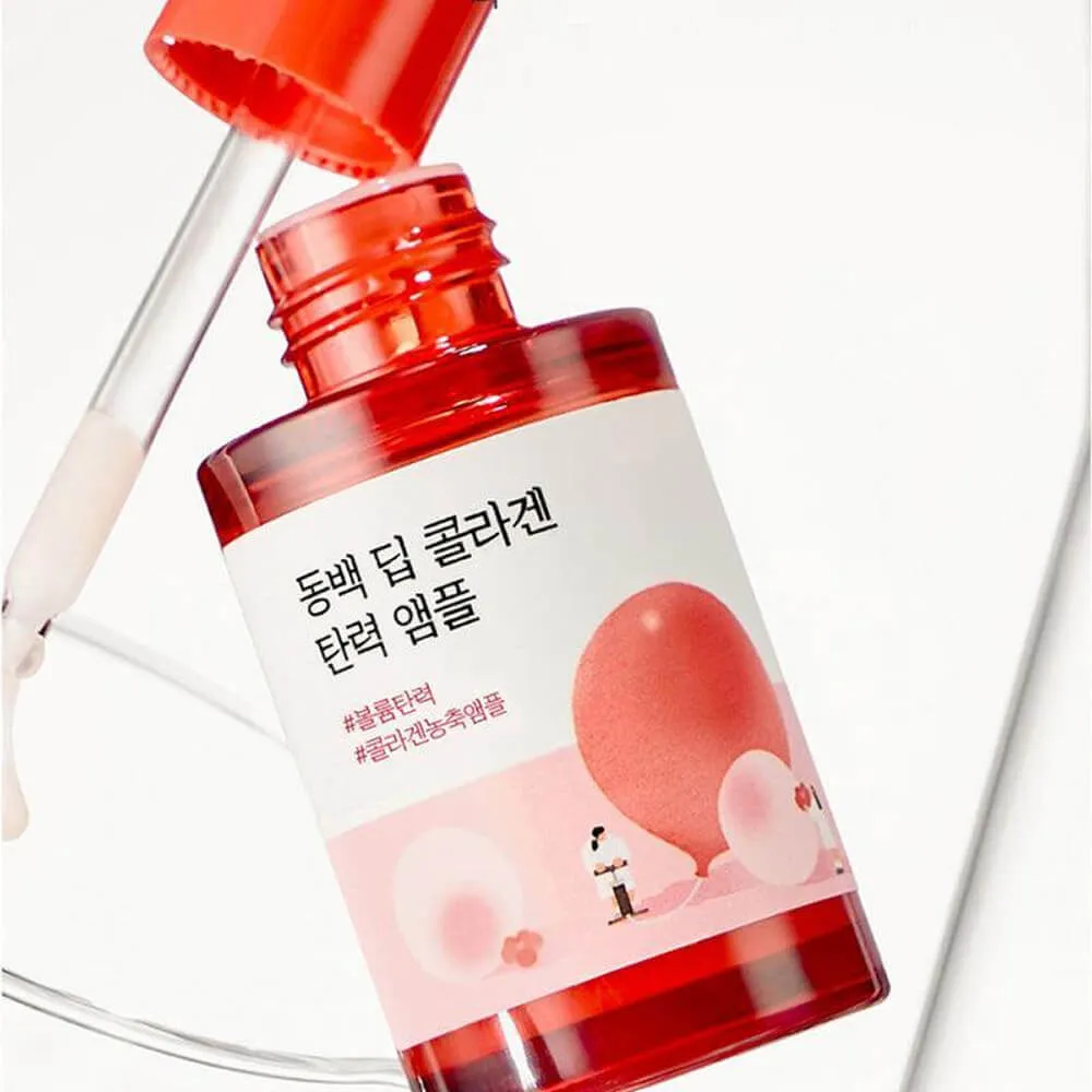 round lab camellia deep collagen firming ampoule, укрепляющая коллагеновая ампула с камелией 30 мл в Москве