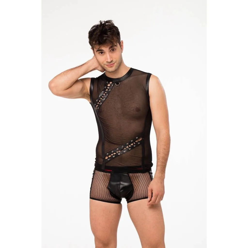 Эротическое футболка lapin rose с элементом шнуровки, размер s в Москве