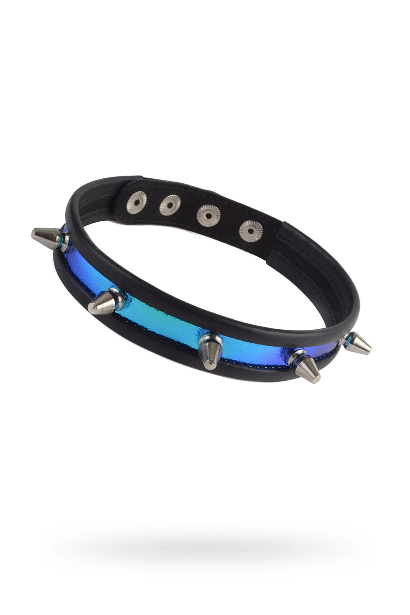 ошейник sitabella, кожа, синий в Москве