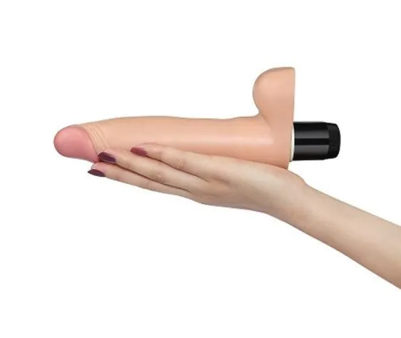 вибратор lovetoy real feel flexi гладкий, телесный в Москве