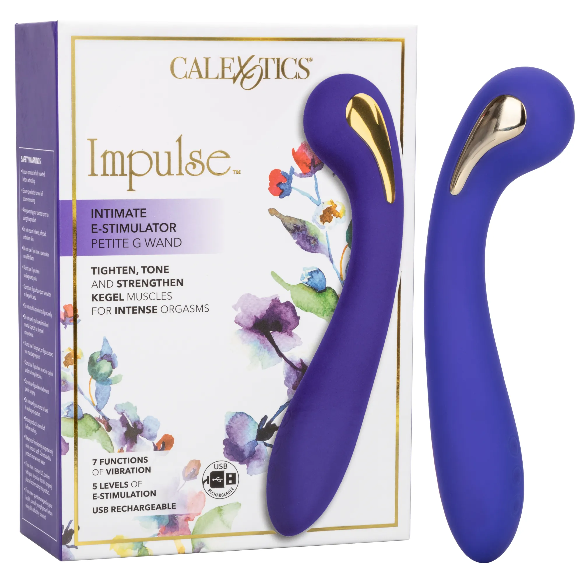 Вибромассажер для точки G с электростимуляцией Impulse Intimate Estim Petite G Wand