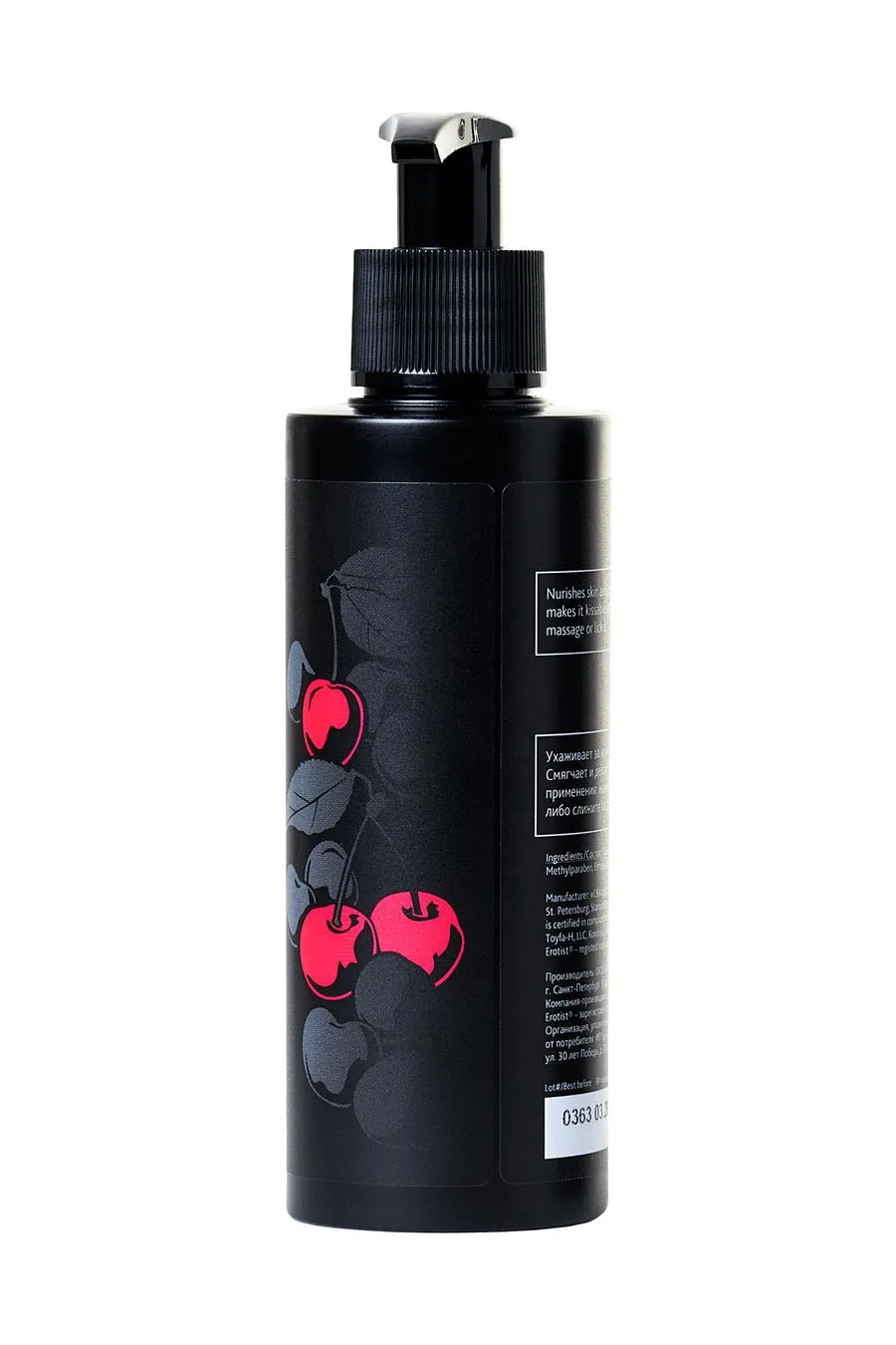 массажное масло erotist cherry, съедобное, вишня, 150 мл в Москве