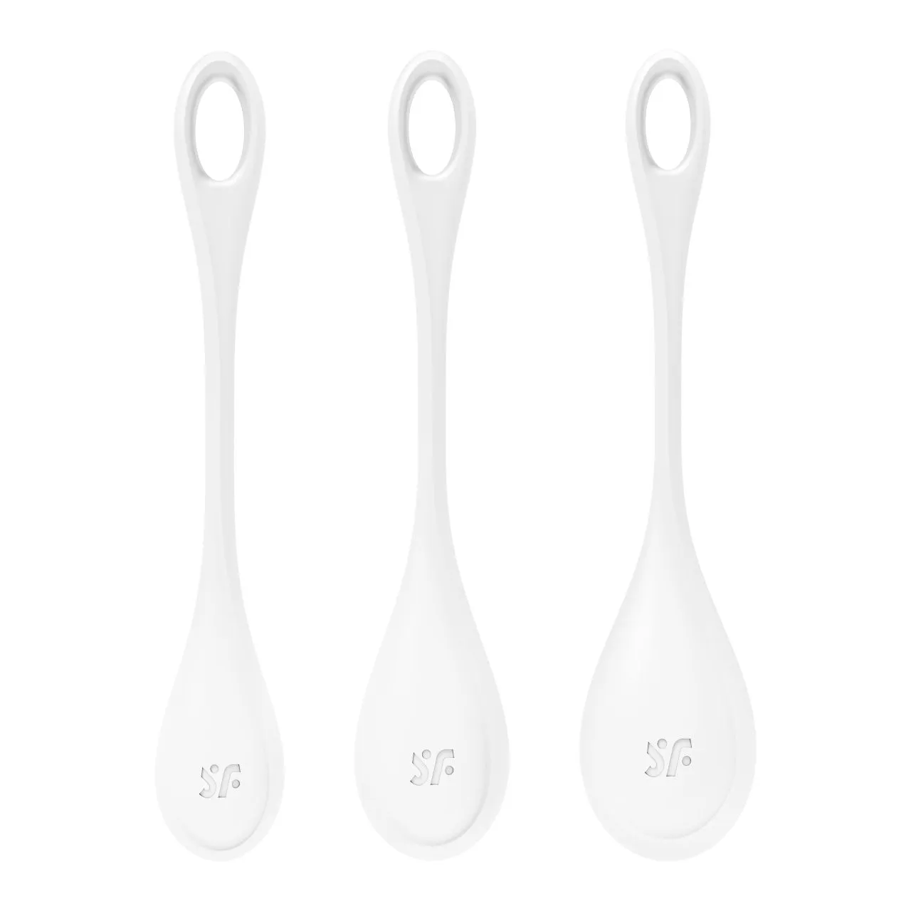 набор одинарных вагинальных шариков yoni power 1 (белый) в Москве