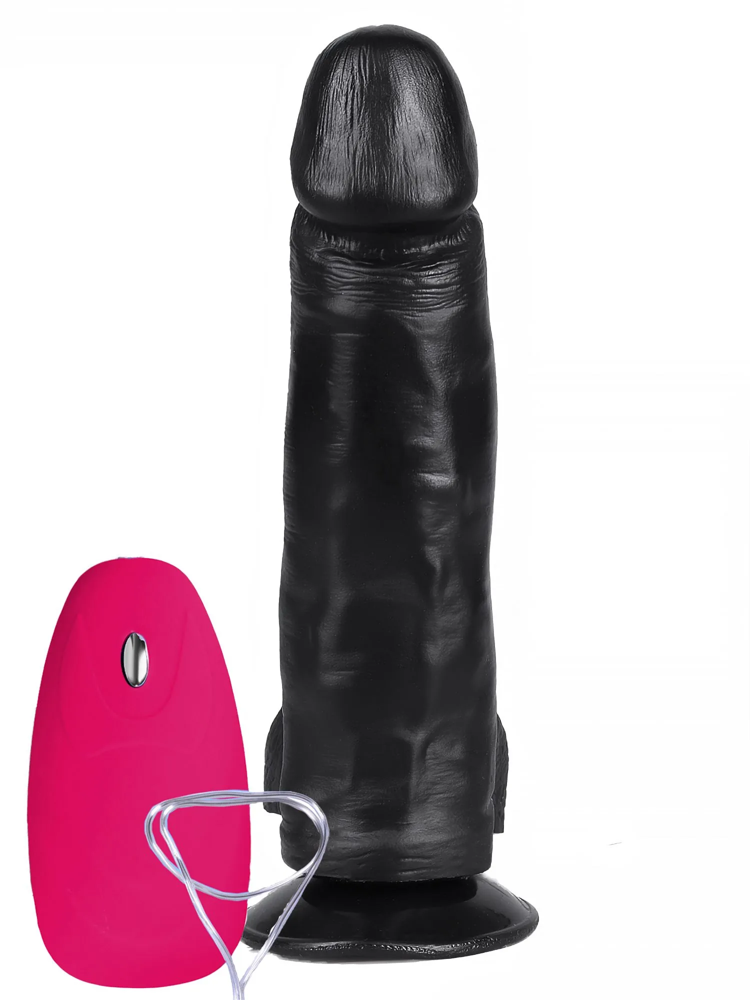 вибромассажер с присоской №1, чёрный в Москве