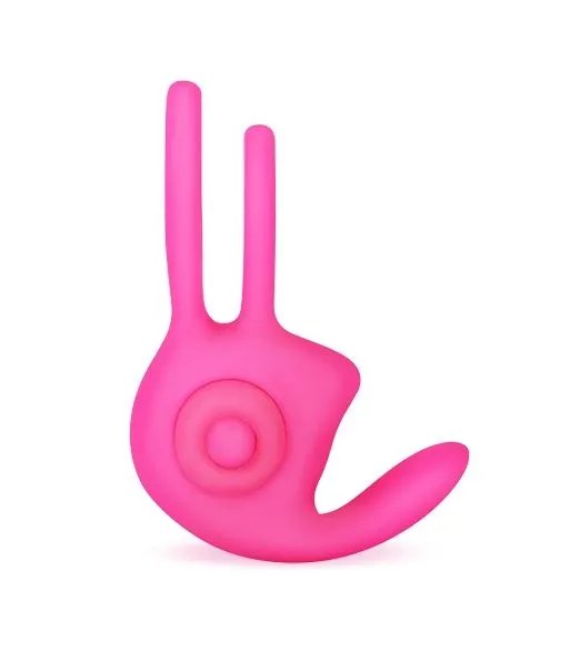 виброкольцо lovetoy power clit duo, розовое в Москве