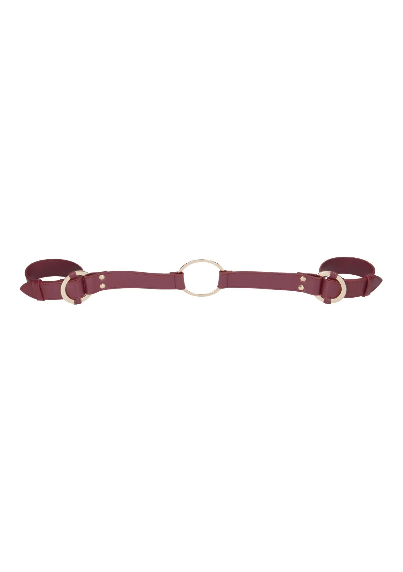 оковы на руки ouch ouch! - handcuff with connector - burgundy в Москве