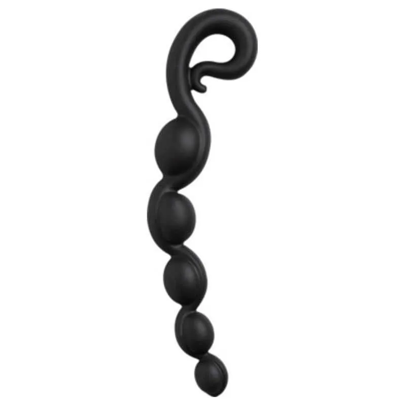 анальная цепочка fun factory bendybeads, чёрная в Москве