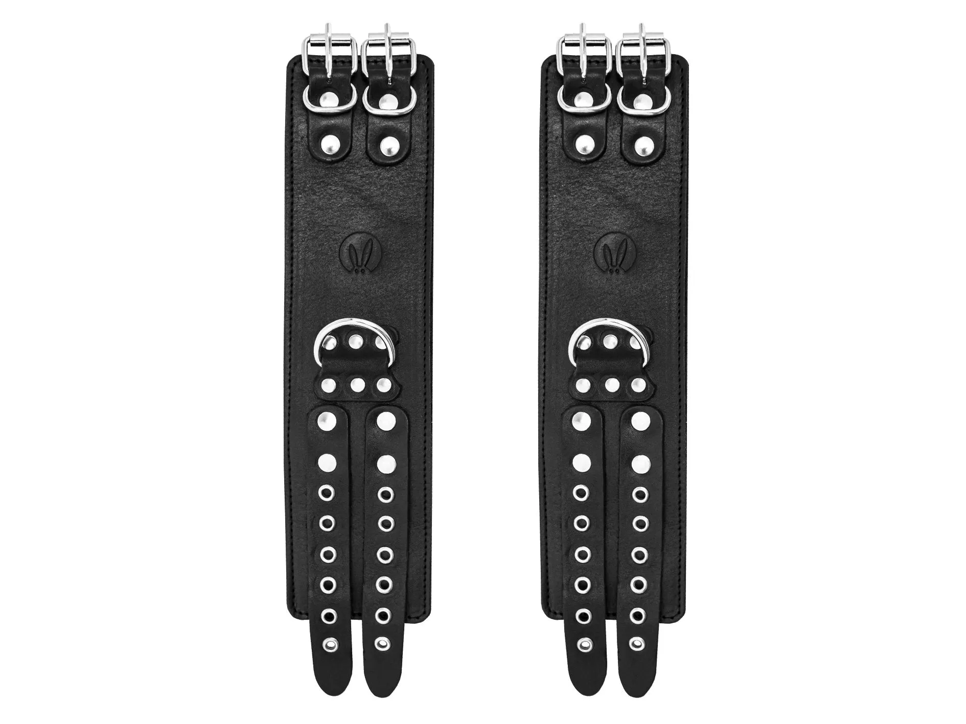 наручи декоративные широкие pinkrabbit с подкладкой, черные в Москве