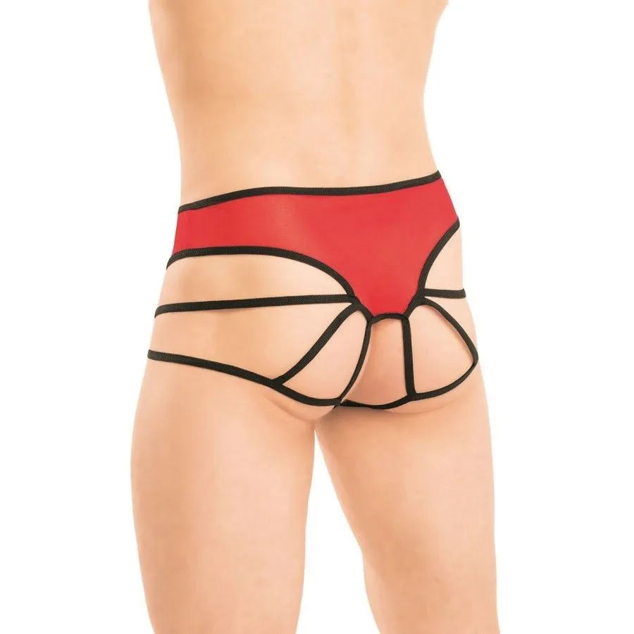 Эротическое трусы мужские flirton, красные в Москве