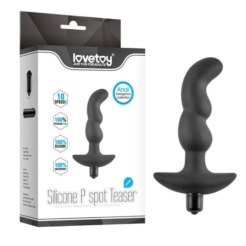 вибратор анальный lovetoy silicone p spot teaser, чёрный в Москве
