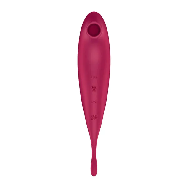 вакуумный массажер satisfyer twirling pro+ dark red 043906sa в Москве
