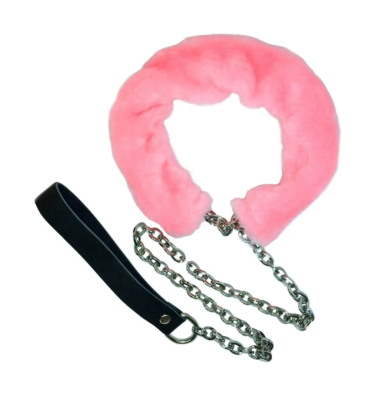 ошейник i sexy с поводком, розовый в Москве