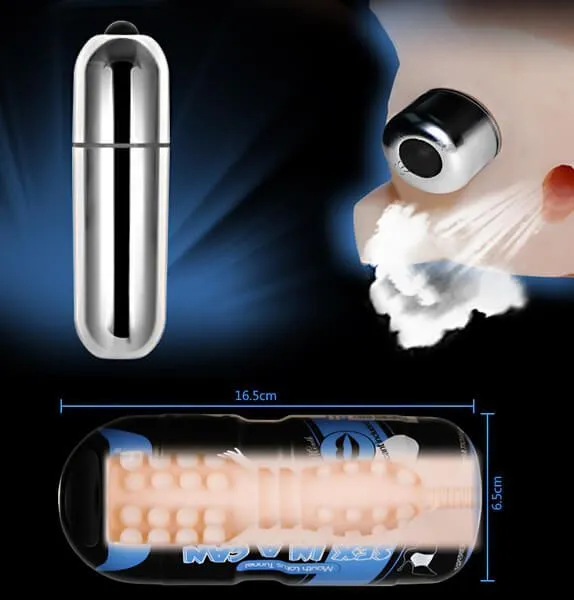 мастурбатор lovetoy sex in a can vibra mouth tunnel, с вибропулей в Москве