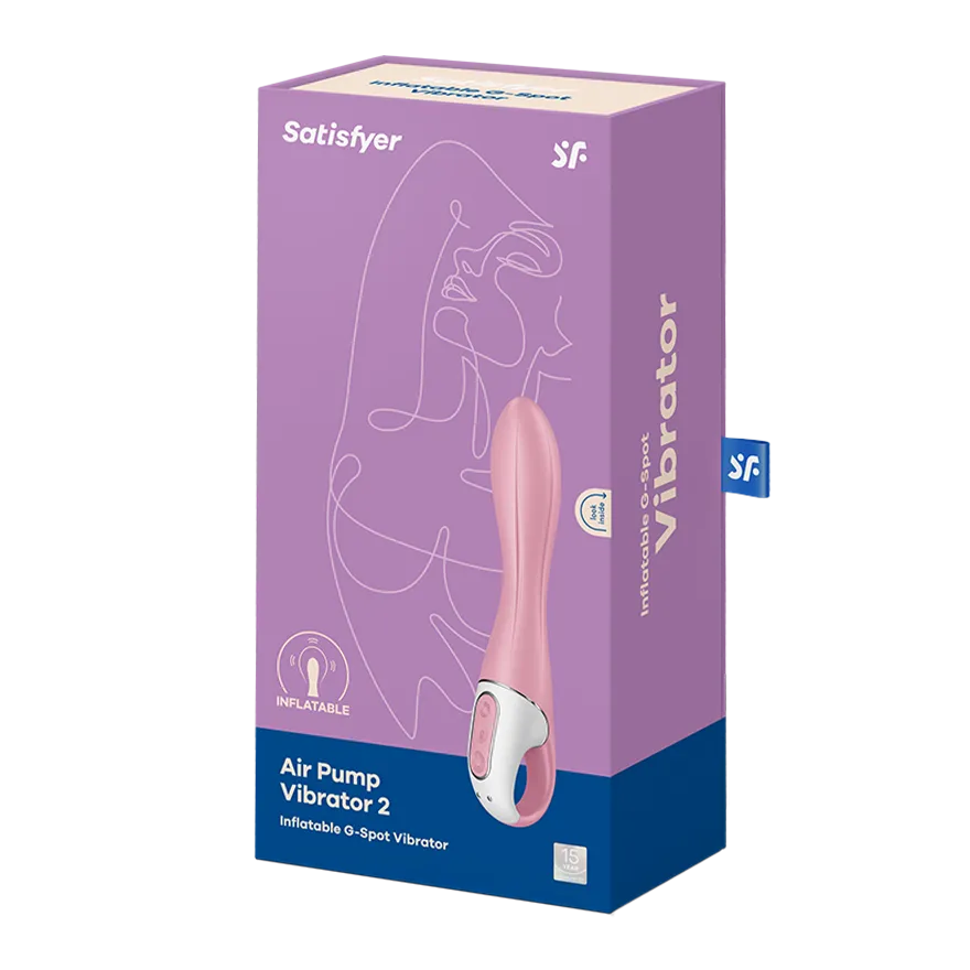 вибратор с функцией расширения air pump vibrator 2 light red 038605sa в Москве