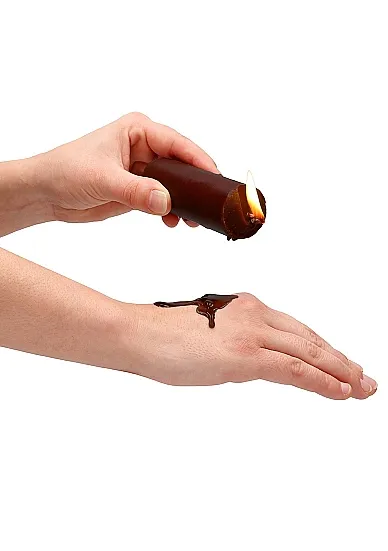 восковая bdsm-свеча  wax play с ароматом шоколада в Москве