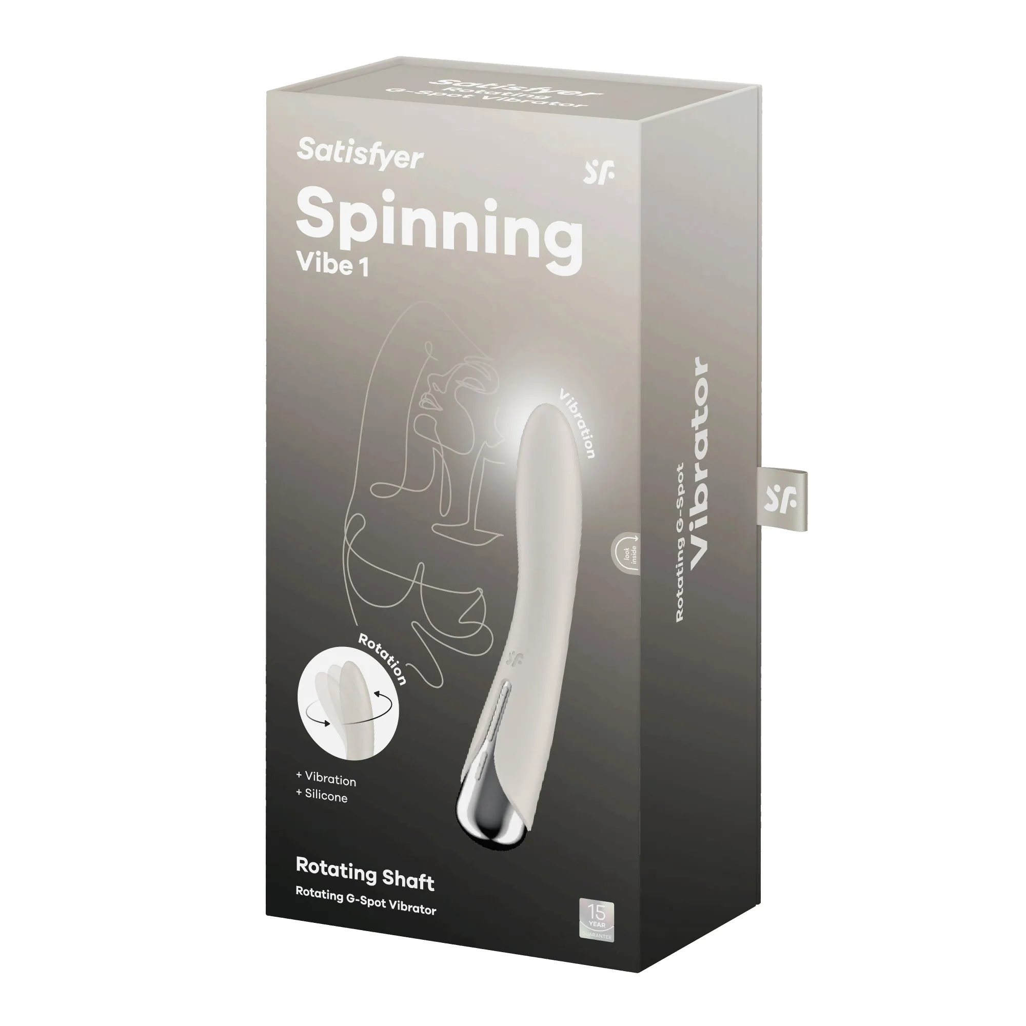 Вибромассажер Spinning Vibe 1 (beige)