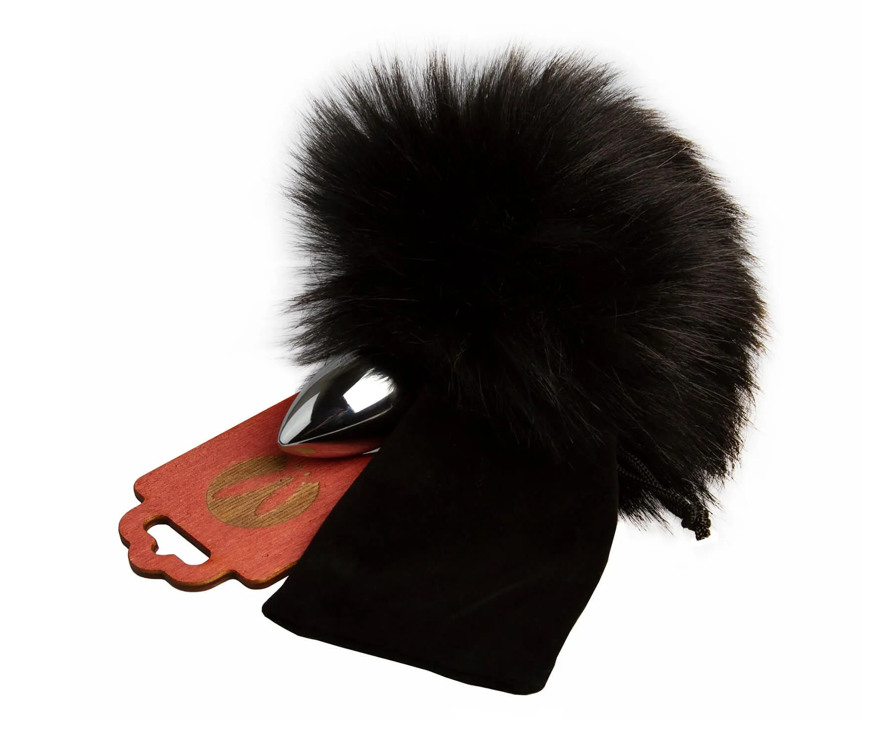 анальная пробка pinkrabbit с хвостом кролика, черная в Москве