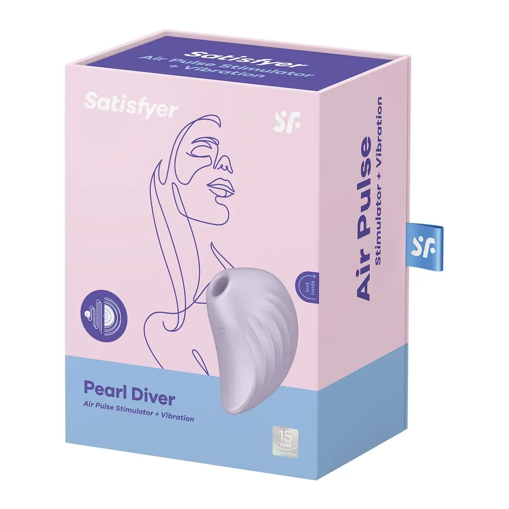 вакуум-волновой бесконтактный стимулятор клитора satisfyer pearl diver, фиолетовый в Москве