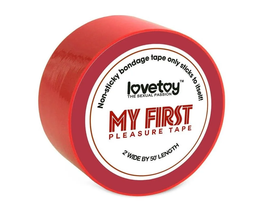 Лента для фиксации Lovetoy My First, красная, 15 м
