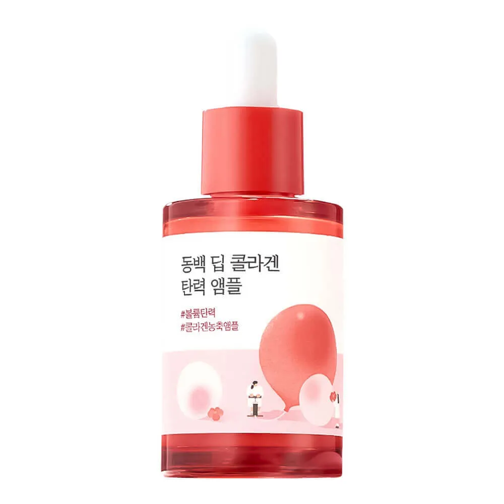 round lab camellia deep collagen firming ampoule, укрепляющая коллагеновая ампула с камелией 30 мл в Москве