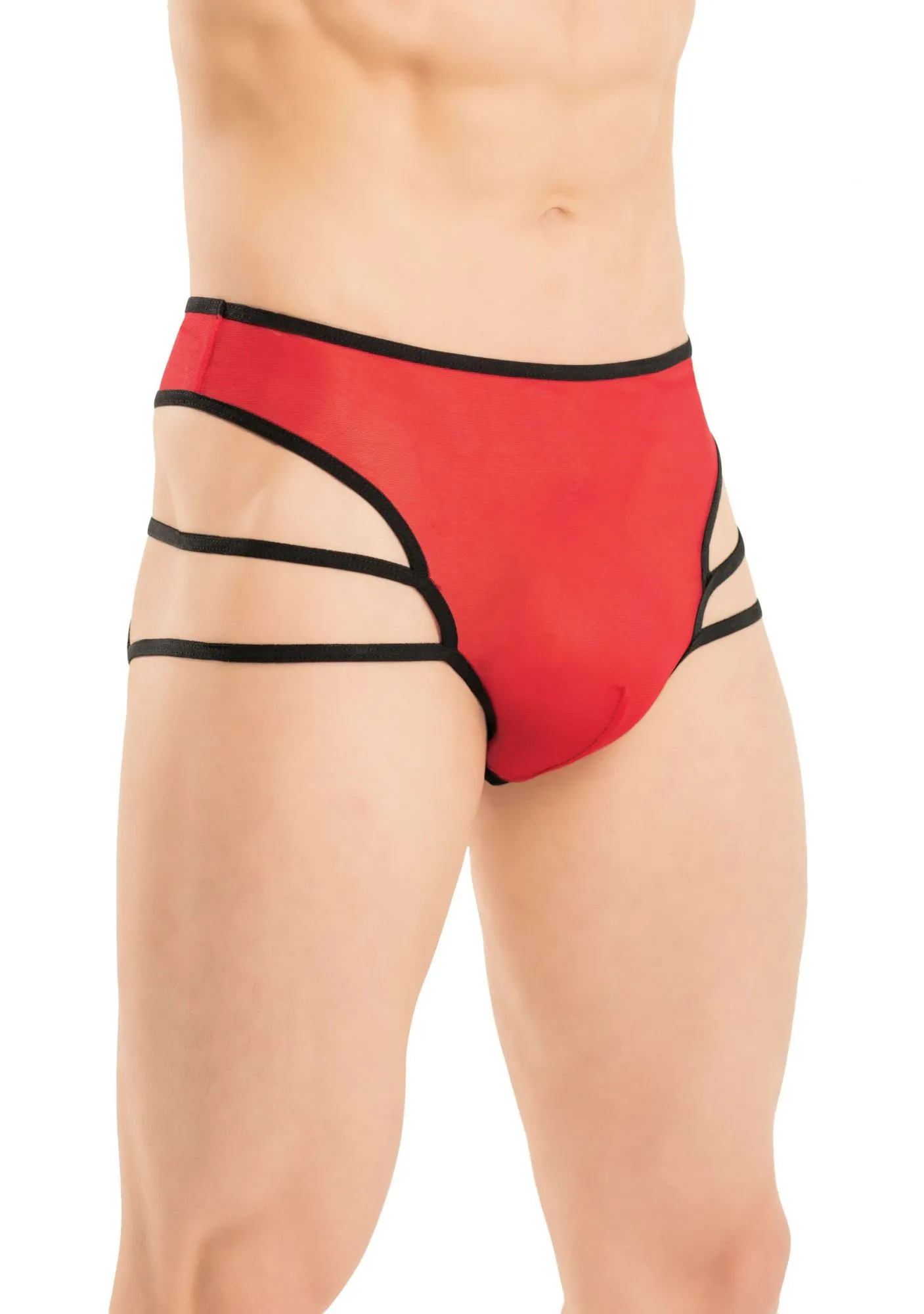 Эротическое трусы мужские flirton, красные в Москве