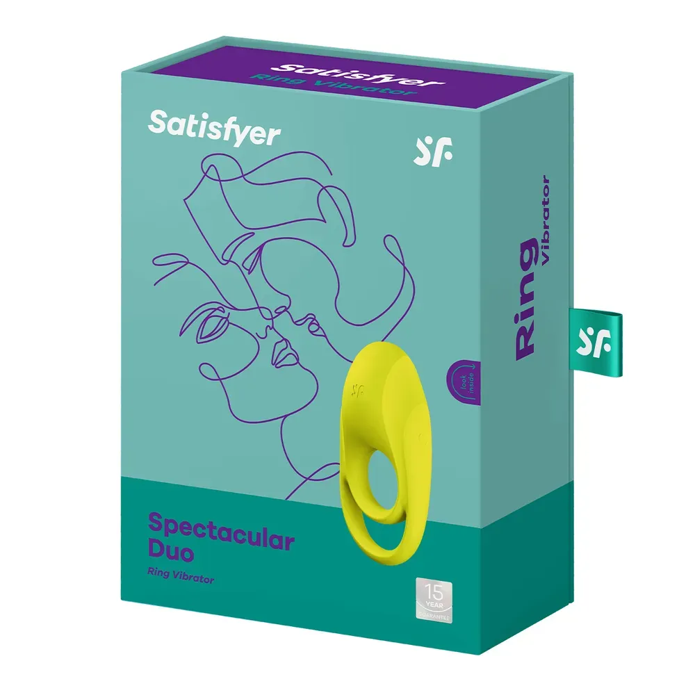 эрекционное кольцо satisfyer spectacular duo, жёлтое в Москве