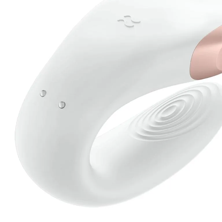 парный вибратор satisfyer double love с возможностью управления через пульт и приложение (белый) в Москве