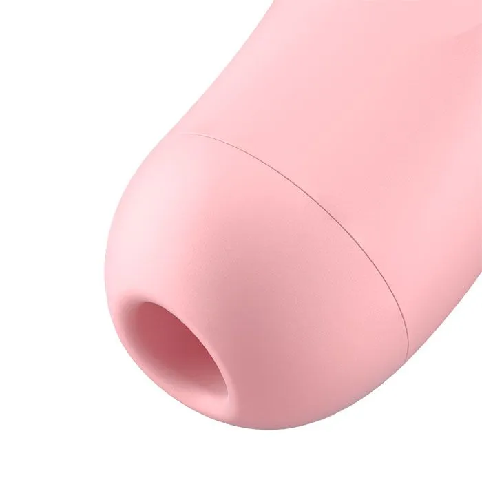 вакуум-волновой бесконтактный стимулятор клитора satisfyer curvy 2+, светло-розовый в Москве