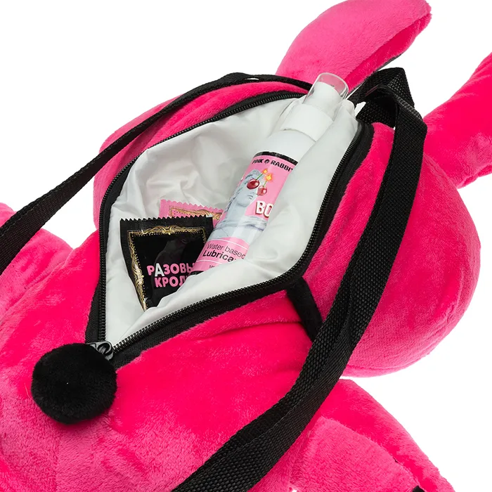 рюкзак pinkrabbit с логотипом и лапками антистресс в Москве