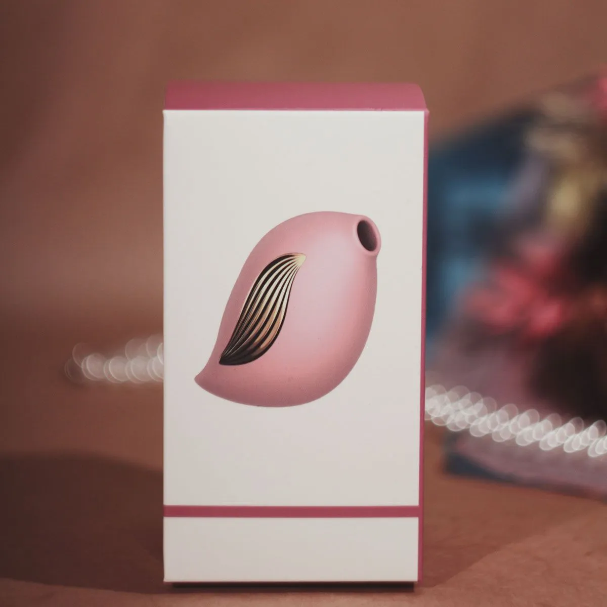 вибромассажер птичка с функцией всасывания, розовый в Москве