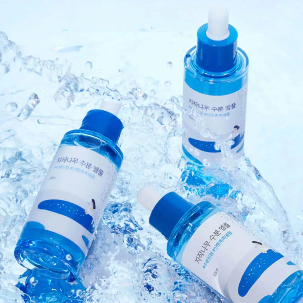 round lab birch juice moisturizing ampoule, липосомальная ампула для интенсивного увлажнения 50 мл в Москве