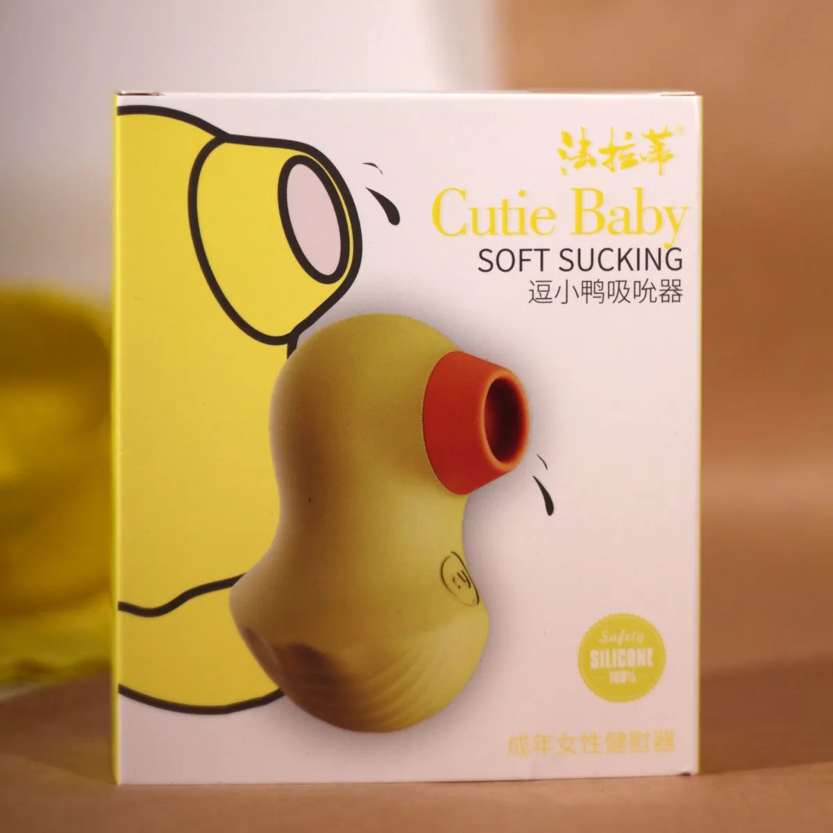 клиторальный стимулятор уточка, желтый в Москве