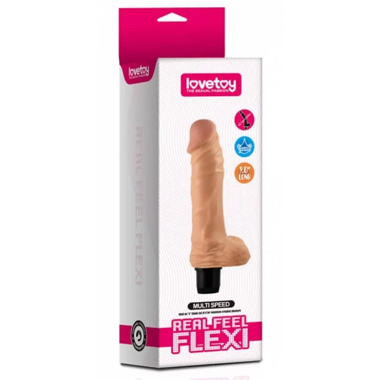 вибратор lovetoy real feel flexi, телесный в Москве