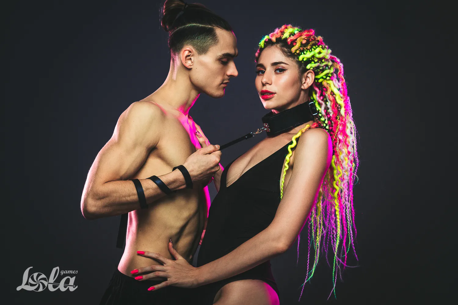 ошейник party hard circus black 1085-01lola в Москве