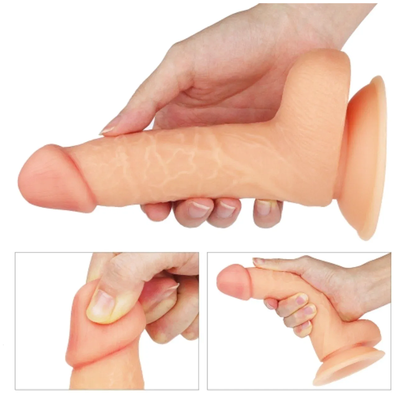 фаллоимитатор реалистичный с венами lovetoy на присоске,18 см в Москве