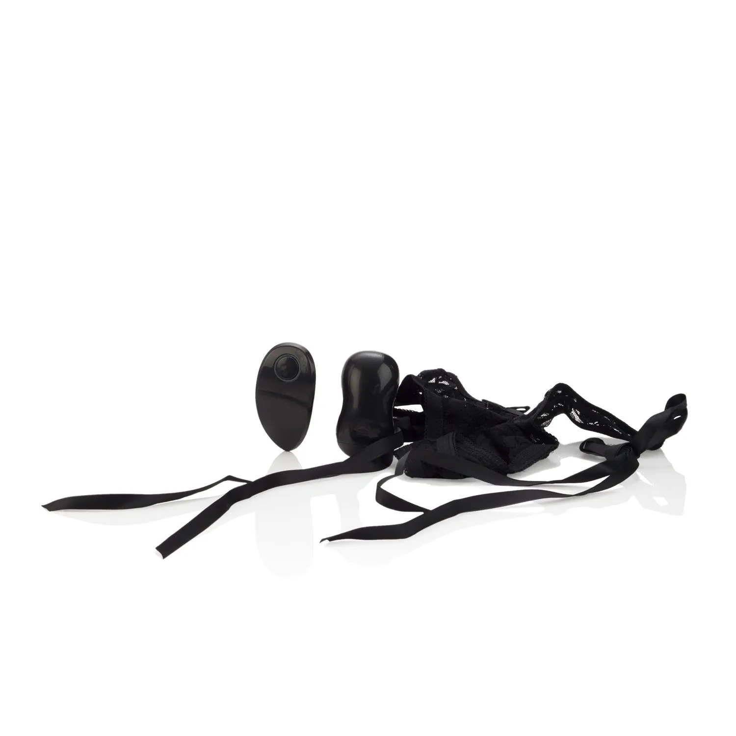 Вибротрусики California Exotic Novelties Panty Thong, черные