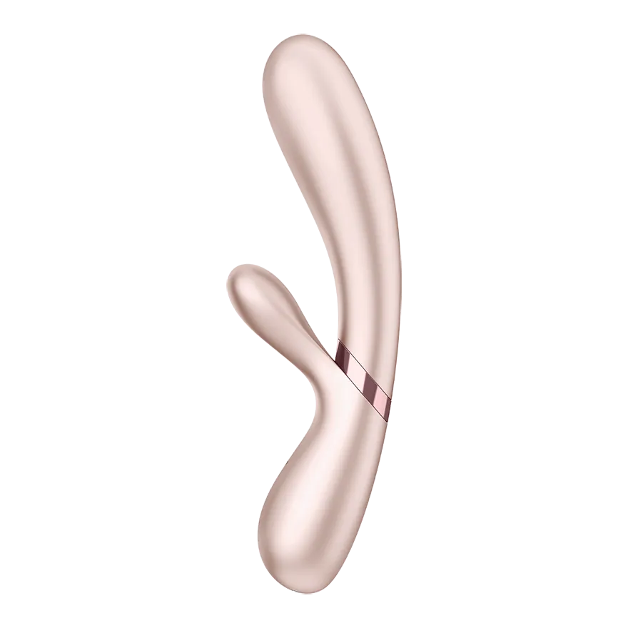 Вибромассажер с подогревом и приложением Satisfyer Hot Lover, бежевый