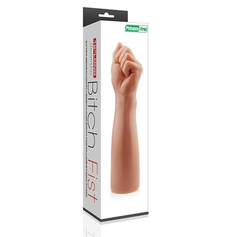 кулак для фистинга lovetoy king size realistic bitch fist, телесный в Москве