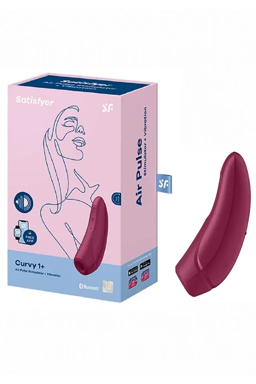 вакуумный массажер с вибрацией satisfyer curvy 1 plus rose red 001821sa в Москве