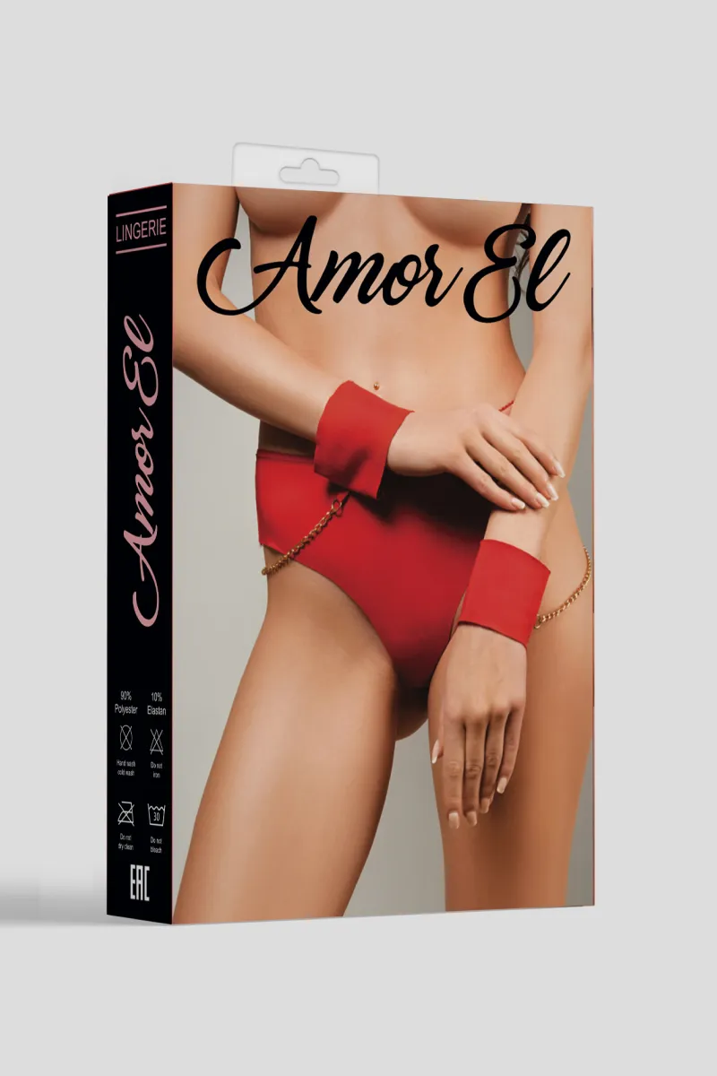 Эротическое бесшовные трусики-танго с цепочкой и наручниками в Москве