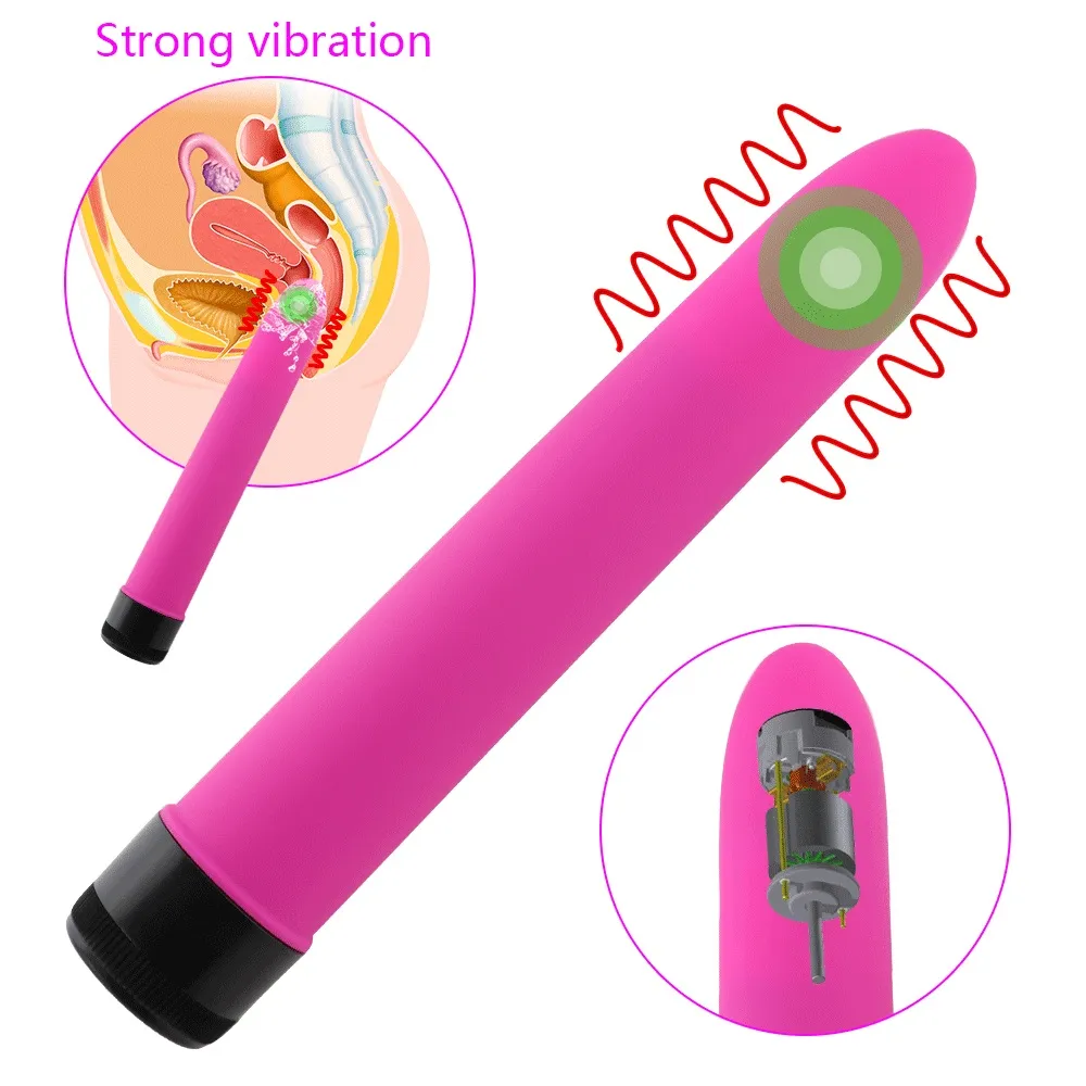 классический вибратор с силиконовым напылением 47499-mm в Москве