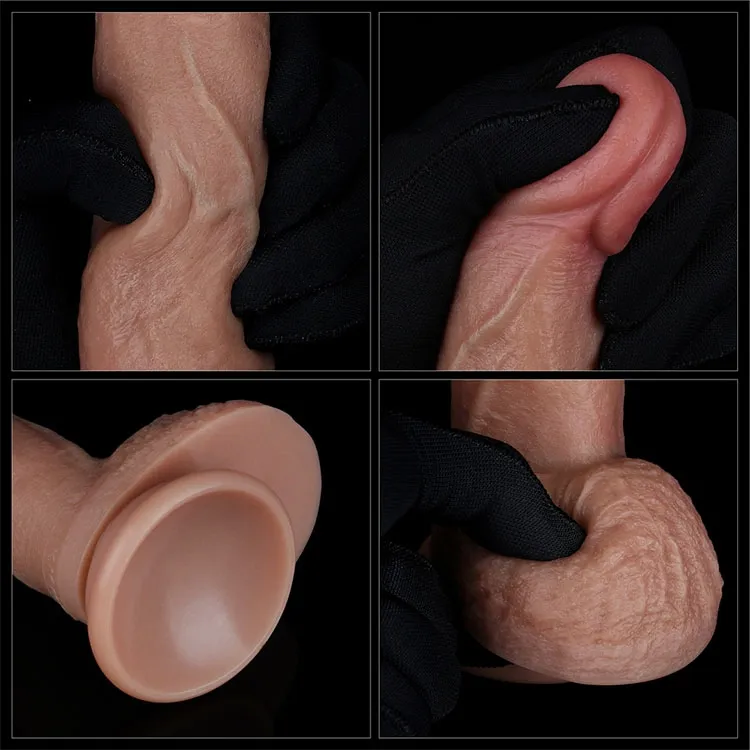 фаллоимитатор реалистичный lovetoy на присоске 18 см, телесный в Москве