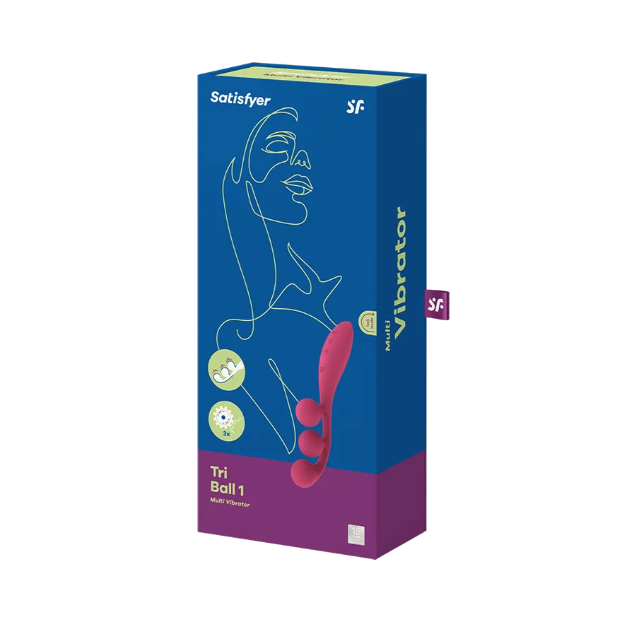 мульти-вибратор satisfyer tri ball 1 red 018263sa в Москве