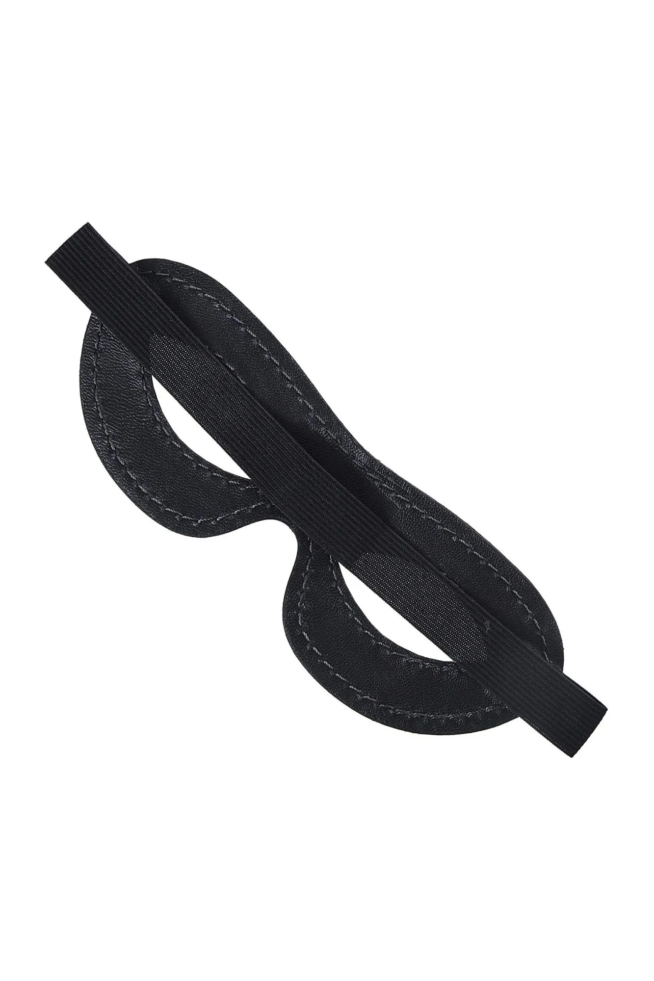 маска pecado bdsm, открытая овальная, натуральная кожа, черная в Москве