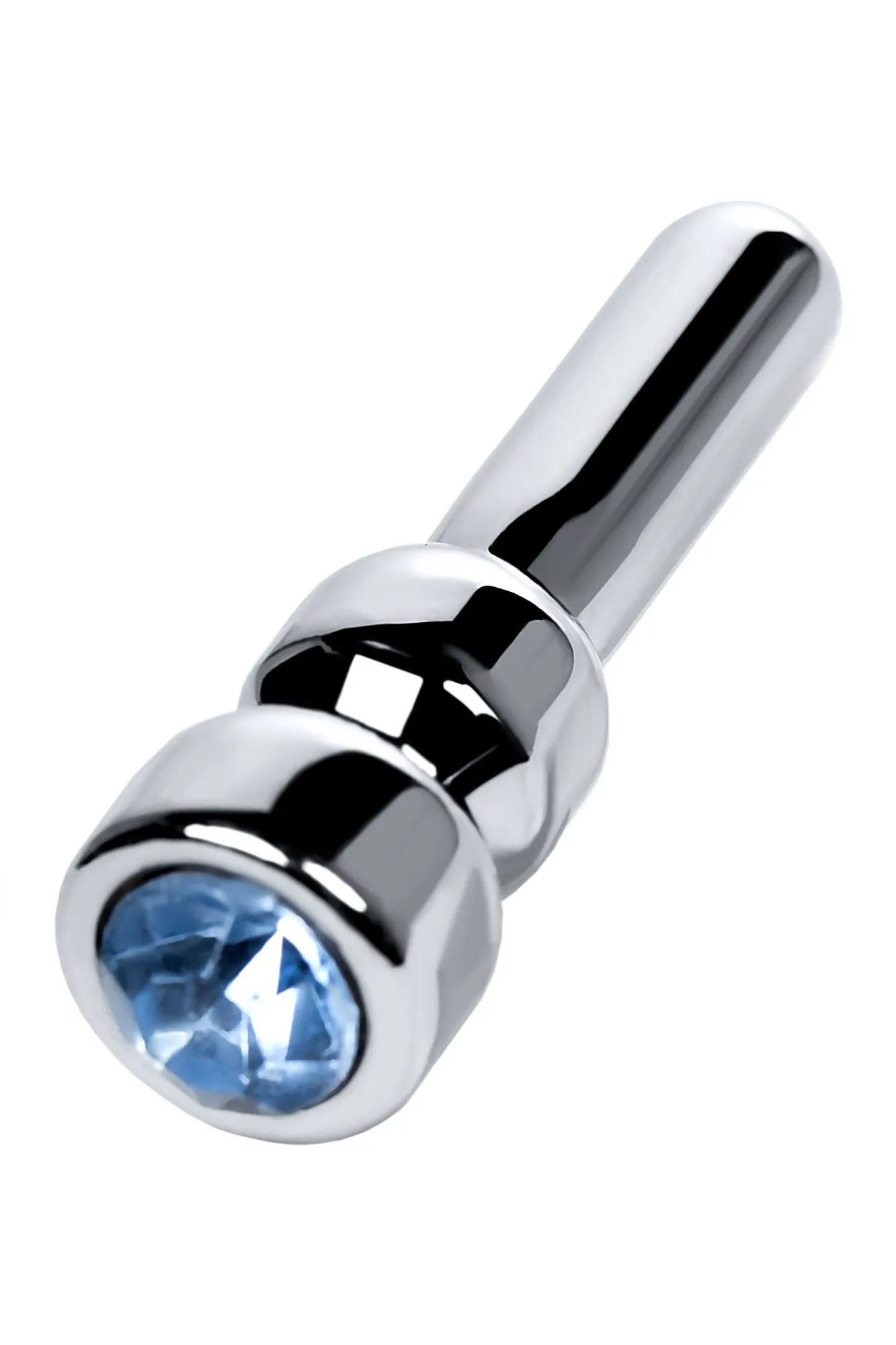 уретральный плаг со стразом малый, toyfa metal, серебряный в Москве