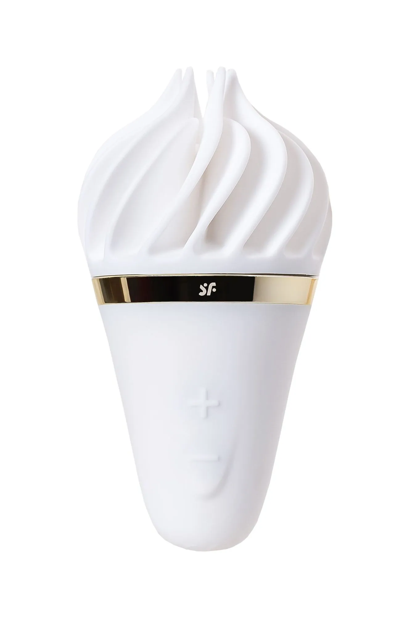 вибромассажер satisfyer layons sweet treat, силикон, белый, 10,4 см. в Москве