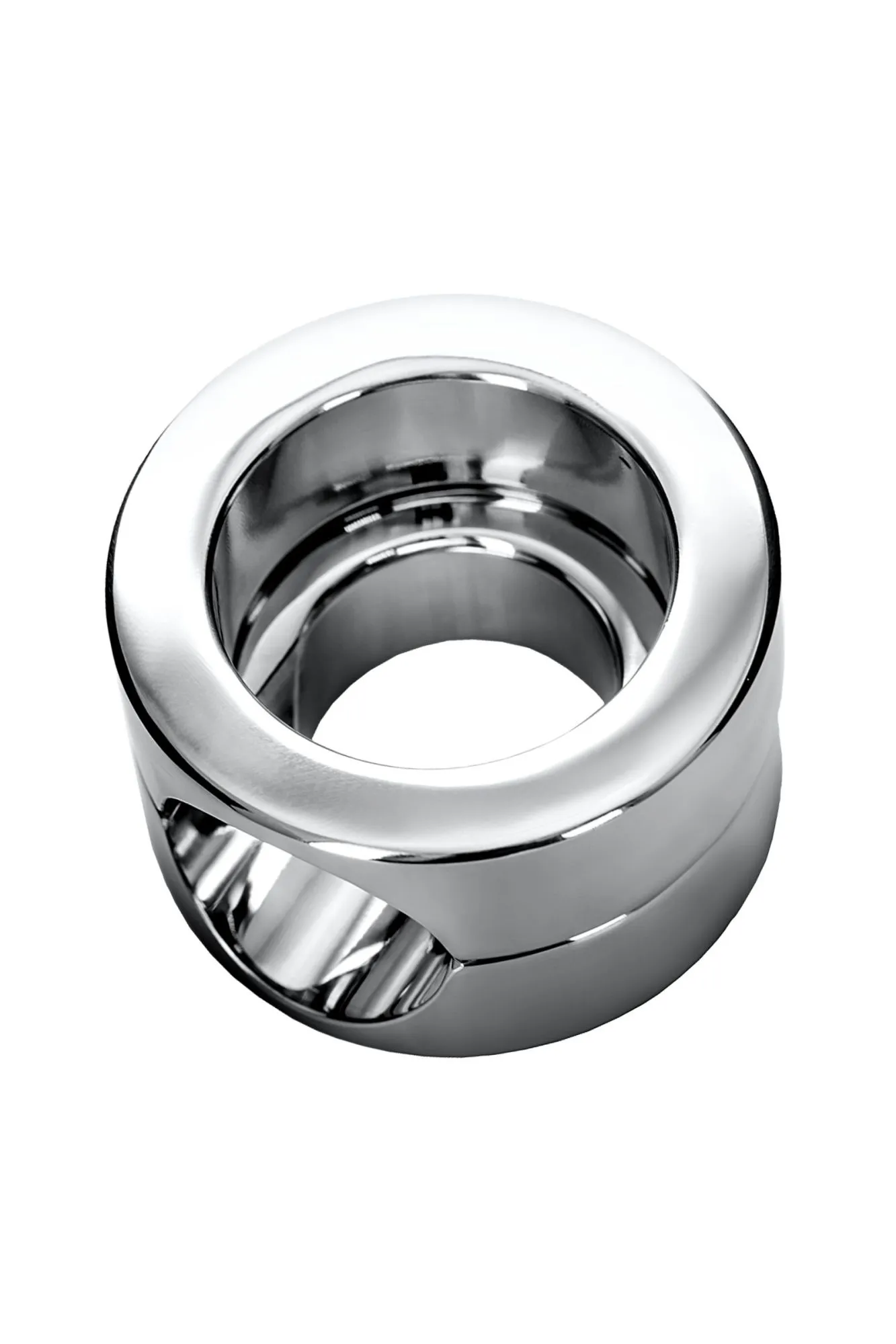 утяжелитель на пенис и мошонку toyfa metal, серебряный в Москве